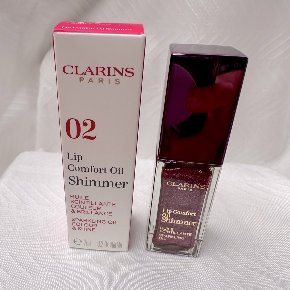 Clarins Lip Comfort oil shimmer 02 Purple Rain